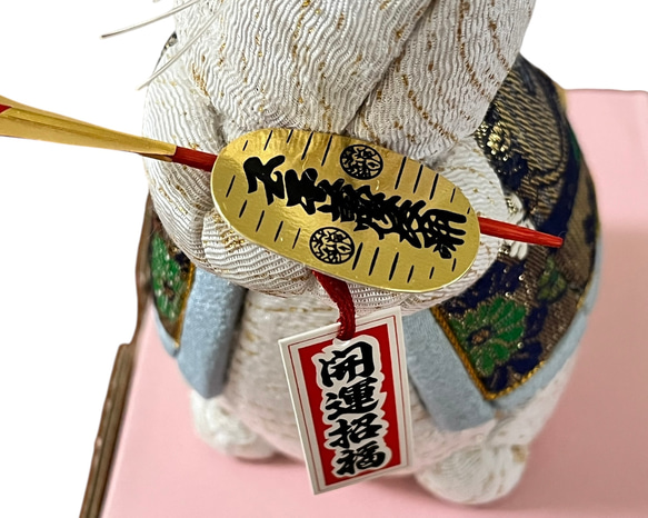 木目込み人形/真多呂人形/ねずみ/インテリア/置き物/縁起物/着物リメイク 9枚目の画像