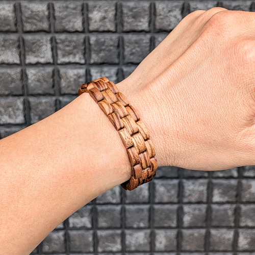 木製ブレスレット】EINBAND Wood Bracelet 天然木ブレスレット