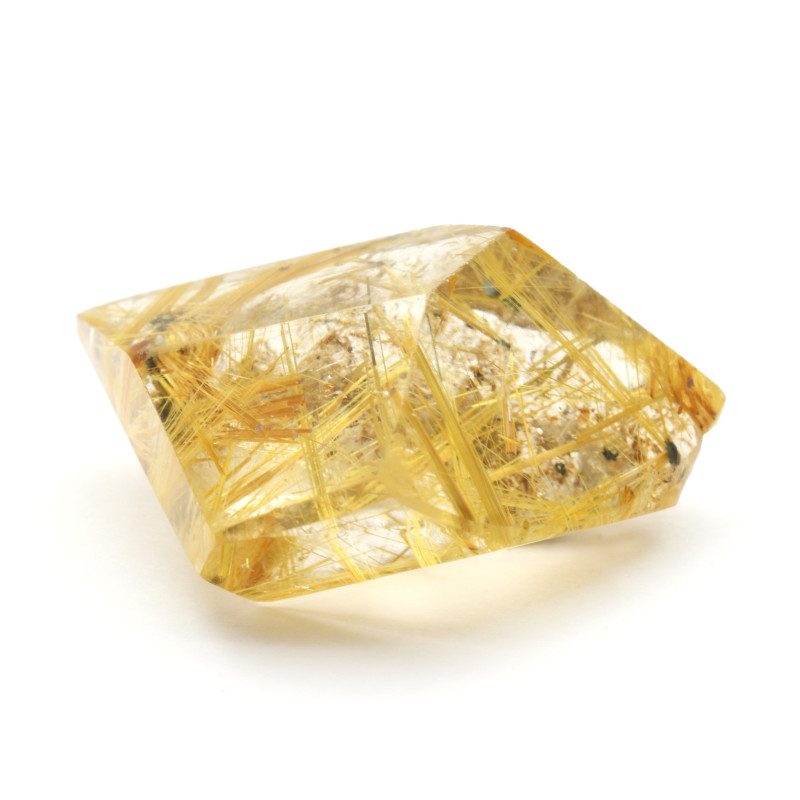 【放射状に広がる金針の美結晶】一点物 ゴールド 太陽放射ルチル 原石 15g GHG1 巾着1枚＆座布団付　京海堂
