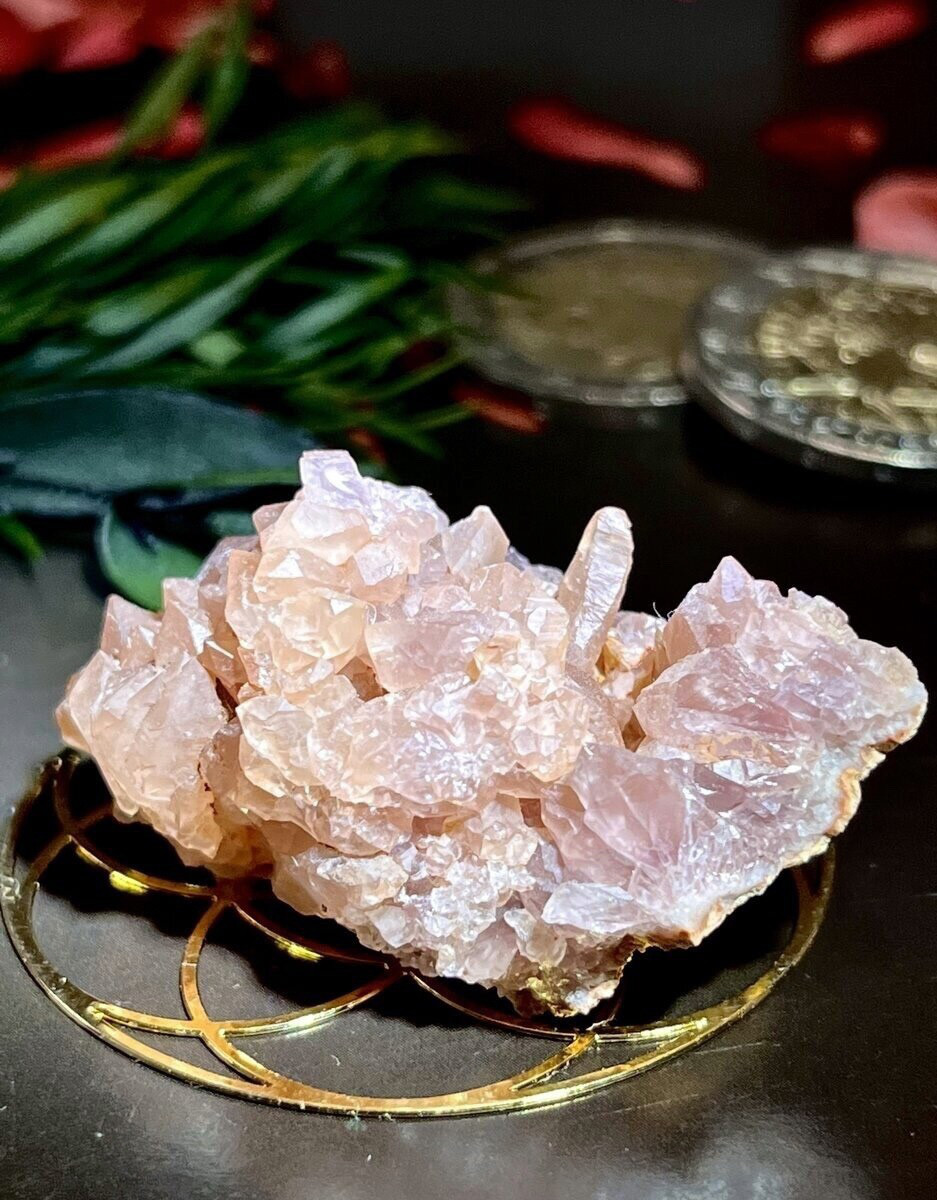 アルゼンチン産　ピンクアメジスト　ラフストーン　原石　クラスター　紫水晶