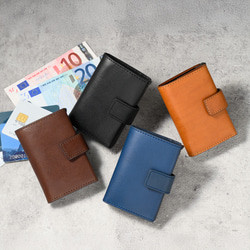 ミラグロ 伊・ボナウド社パルメラートゴート 名刺入れ 軽量 男女兼用