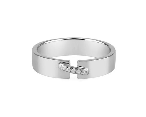 リンクカットリング R55H25611-W（3週間発送） リンクカットリング R55H25611-W（3週間発送） 指輪・リング