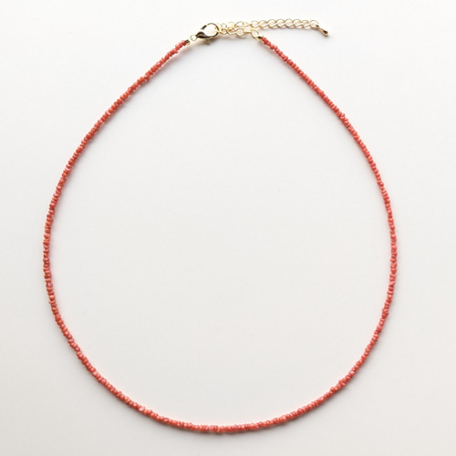 イタリア サルディーニャ珊瑚一連ネックレス 赤珊瑚 レッド 日本の夏