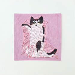 にゃんこinネット』キャンバス イラスト 猫 ねこ イラスト torico 通販