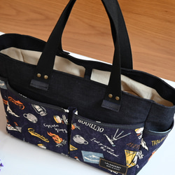 デニムリメイクバッグ 花柄 トートバッグ inankle_ka 通販 7589666