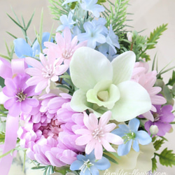 お供えアレンジ｜造花アレンジメント｜仏花｜造花ギフト｜枯れないお供え花｜フラワーギフト｜お盆お供え 14枚目の画像