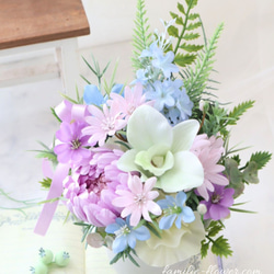 お供えアレンジ｜造花アレンジメント｜仏花｜造花ギフト｜枯れないお供え花｜フラワーギフト｜お盆お供え 13枚目の画像