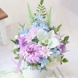 お供えアレンジ｜造花アレンジメント｜仏花｜造花ギフト｜枯れないお供え花｜フラワーギフト｜お盆お供え 15枚目の画像