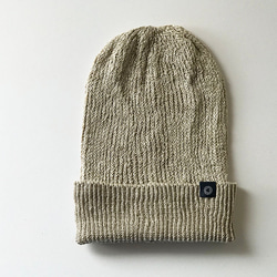 KARL DONOGHUE　ハンドメイド　ケーブル編みニット帽 KP DECO ニット帽 ニットキャップ ハートのケーブル編みニット帽