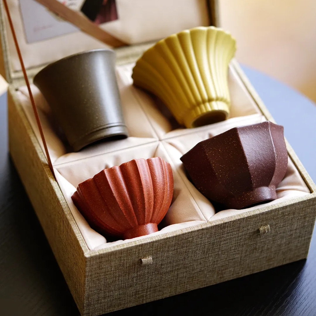 經典方山套紫砂茶具【皆大歡喜】 茶具・茶杯桐桐的传统文化礼品店的
