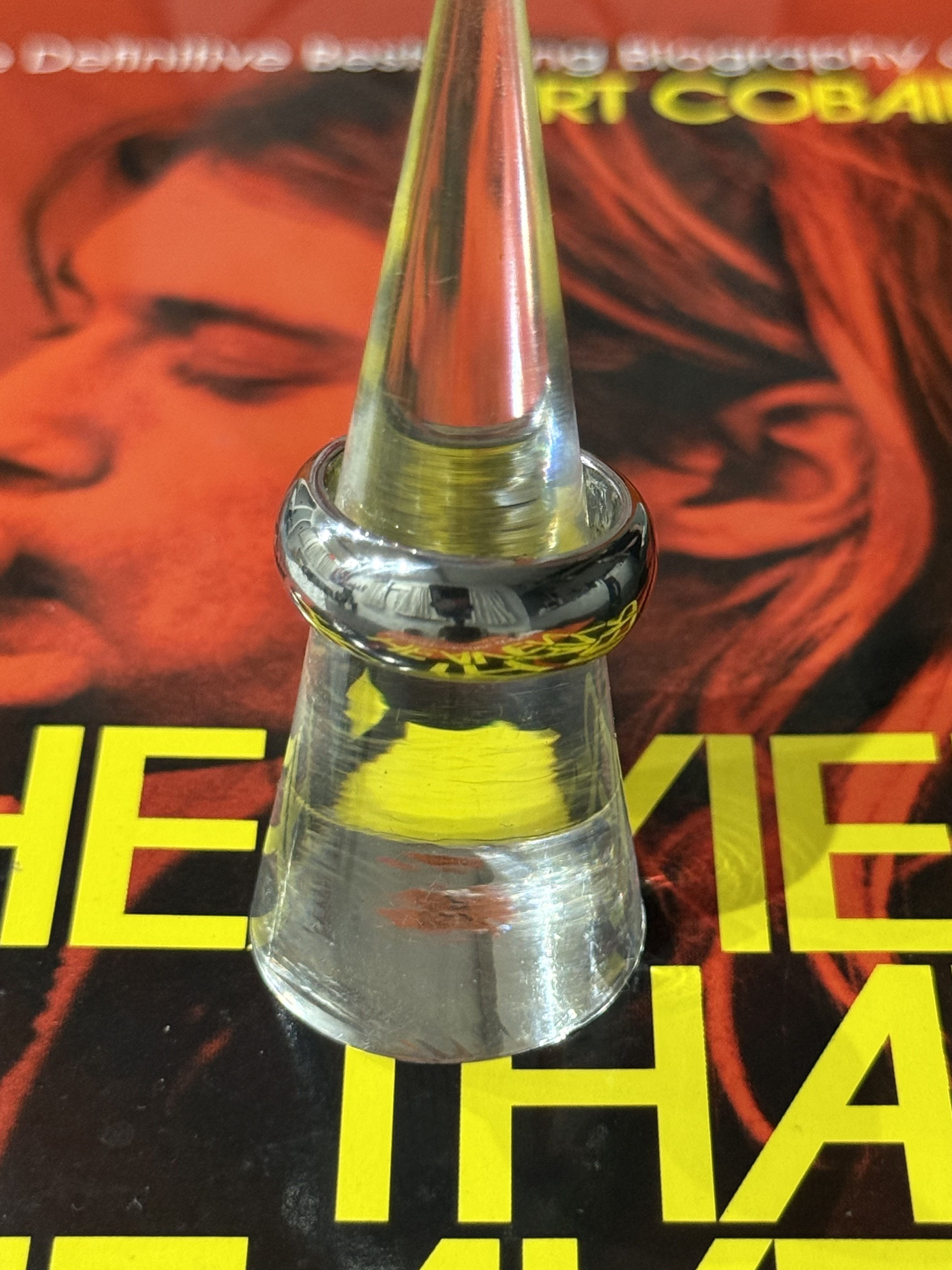 《ゴツかわ・一点物》ハンドメイドステンレスリング