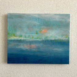 キャンバスアート　原画　「曖昧な境界線」 1枚目の画像