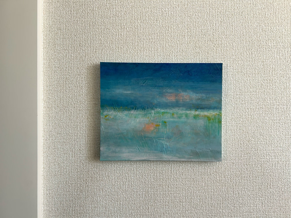 キャンバスアート　原画　「曖昧な境界線」 3枚目の画像