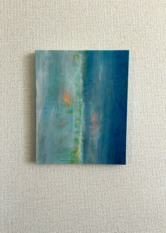 キャンバスアート　原画　「曖昧な境界線」 4枚目の画像