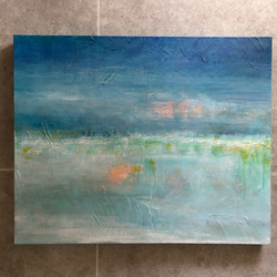 キャンバスアート　原画　「曖昧な境界線」 5枚目の画像