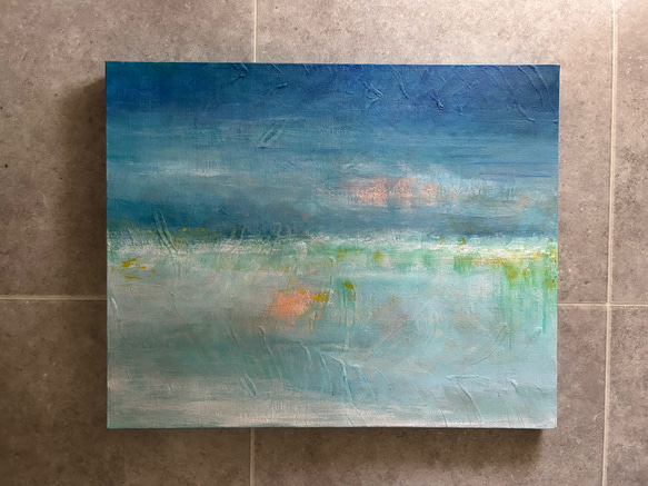 キャンバスアート　原画　「曖昧な境界線」 5枚目の画像