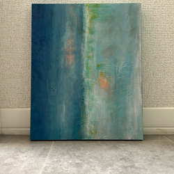 キャンバスアート　原画　「曖昧な境界線」 6枚目の画像