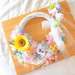 green garden ナチュラルリースブーケ ＊インテリアギフト