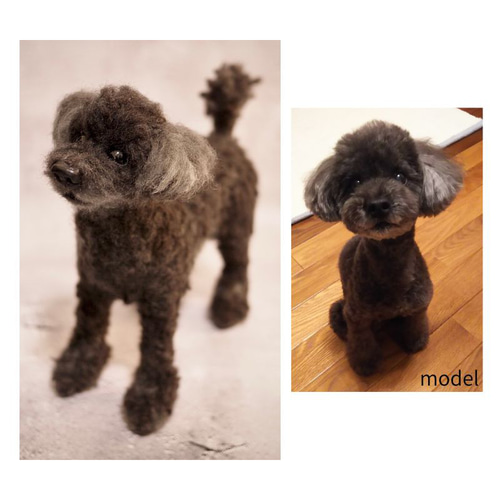 羊毛フェルト フルオーダー 犬 猫 ペット｜ニードルアート モデル トイ