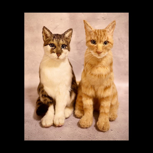 羊毛フェルト フルオーダー 犬 猫 ペット｜ニードルアート モデル トイ