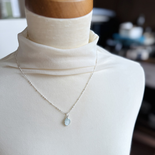 シンデレラアクアマリン　ペンダントトップ フローズンアクアマリンのペンダントトップ | DONATELLA