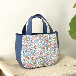 ⚮̈ミナペルホネン tambourine navy かくれんぼトート トート