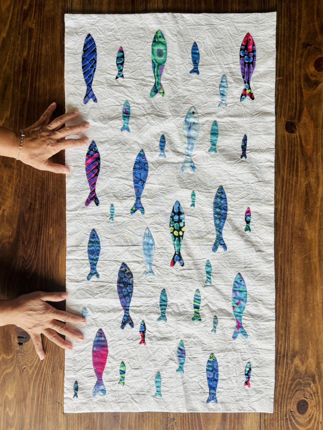 虹色Blue〜お魚大群たち〜