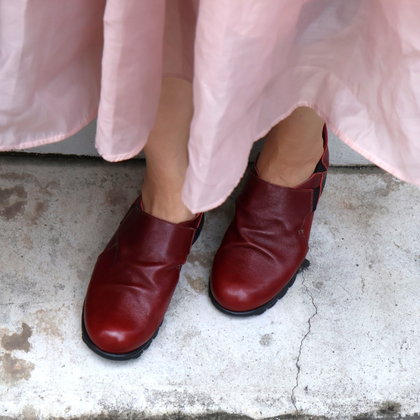 【1917 WN】軽量！レザースリッポン　＊made in Japan＊