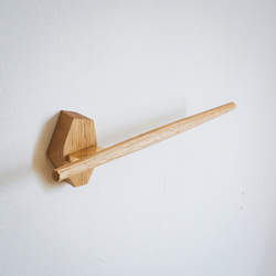 木と真鍮のタオルハンガー［ natural / small ］ 1枚目の画像