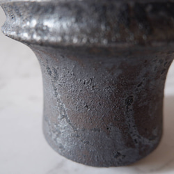 3.5号窯変黒鉢R133　塊根植物　多肉植物　アガベ　万年青　盆栽　植木鉢　作家鉢　鉢皿　沖縄 2枚目の画像