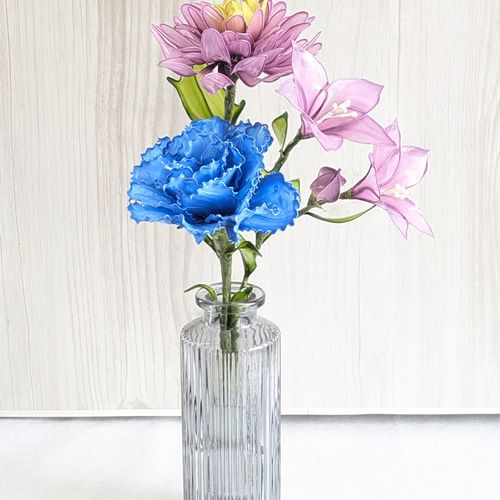 アメリカンフラワー（ディップフラワー） ◇大切な人へ心を結ぶ仏花◇アメリカンフラワー・ディップアート