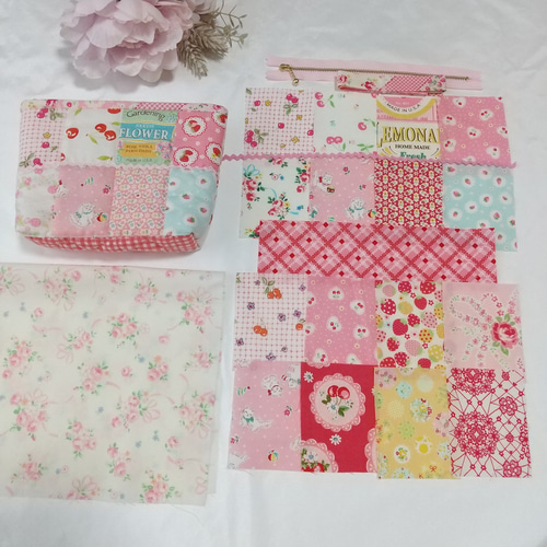 手作りキット】パッチワークキルト パッチワークポーチ キット キット