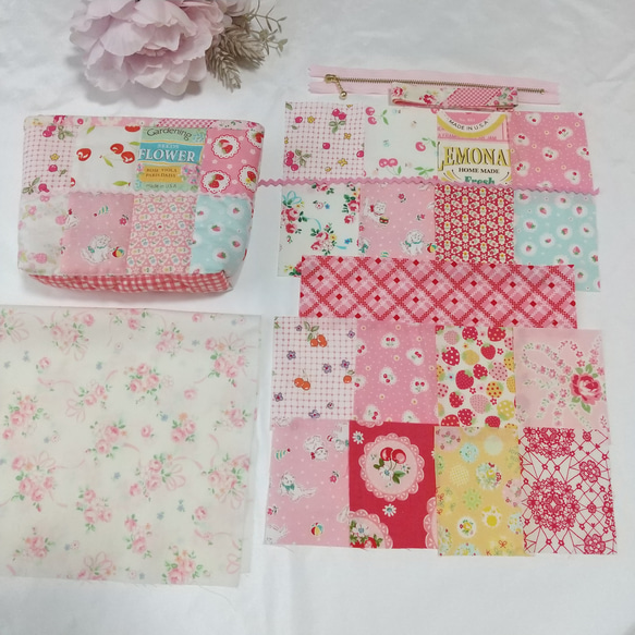 手作りキット】パッチワークキルト パッチワークポーチ キット キット