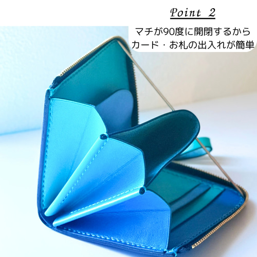 【Shota】ミニ財布 （ ターコイズ ）【受注生産】 トッズ TOD'S XAWTSKB8100 KET 二つ折り財布 JASON CLOUD LUXOR