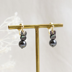 三日月と満月 パール ▶︎ 14kgf ピアス ピアス（スタッド・一粒） Re