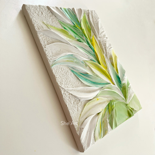 原画M・Garden・シトラス/ 北欧 モダンアート 絵画 キャンバスアート
