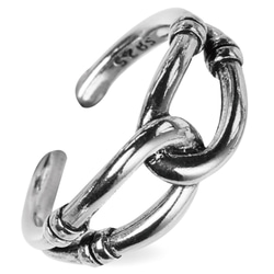 インフィニティ 指輪 リング フリーサイズ オープンリング シルバー925