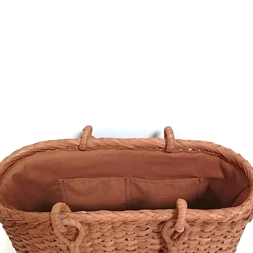 山葡萄バッグ円形小松編み かごバッグ 山葡萄バッグ魅力 通販 19571885  