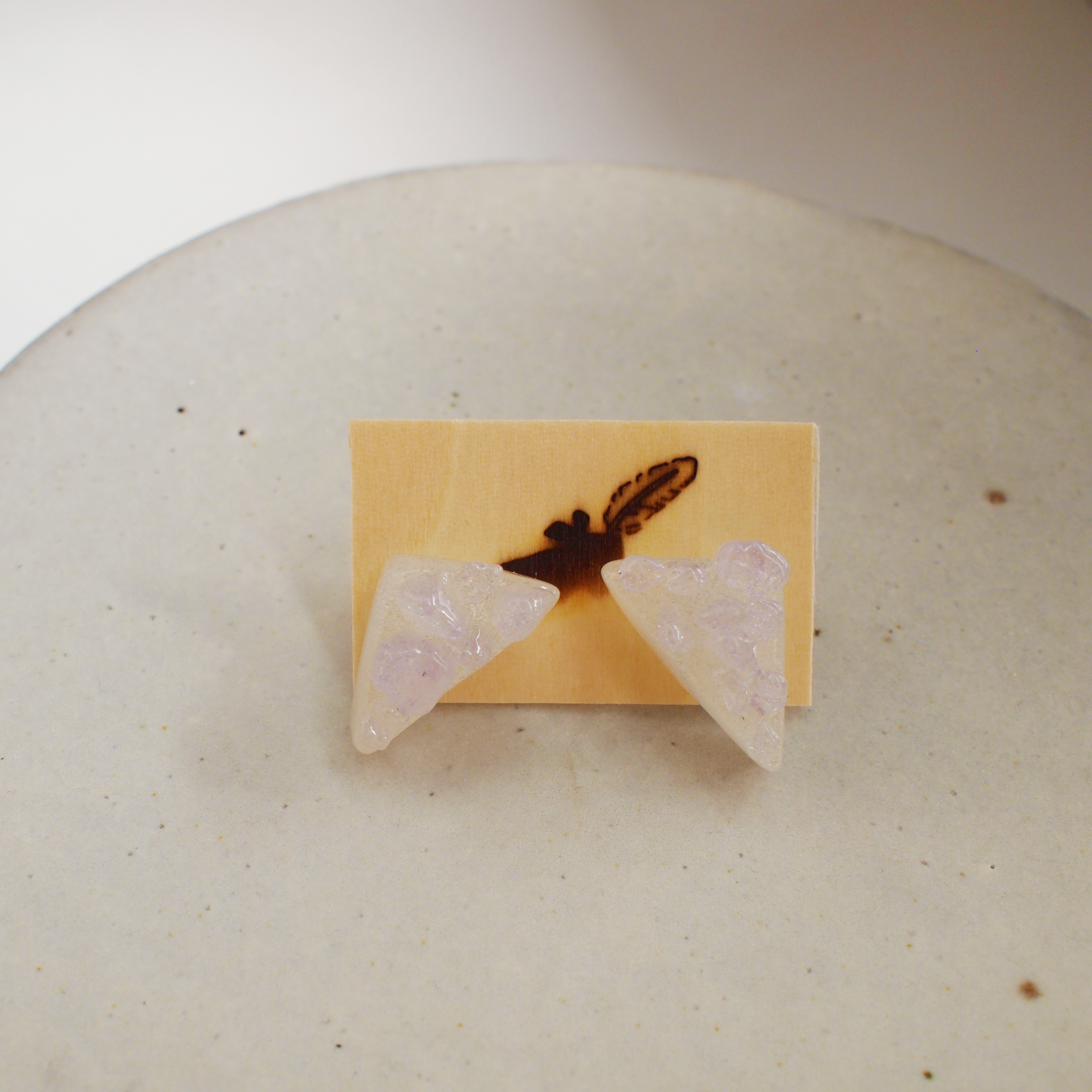 【plume et pas】水無月のピアス