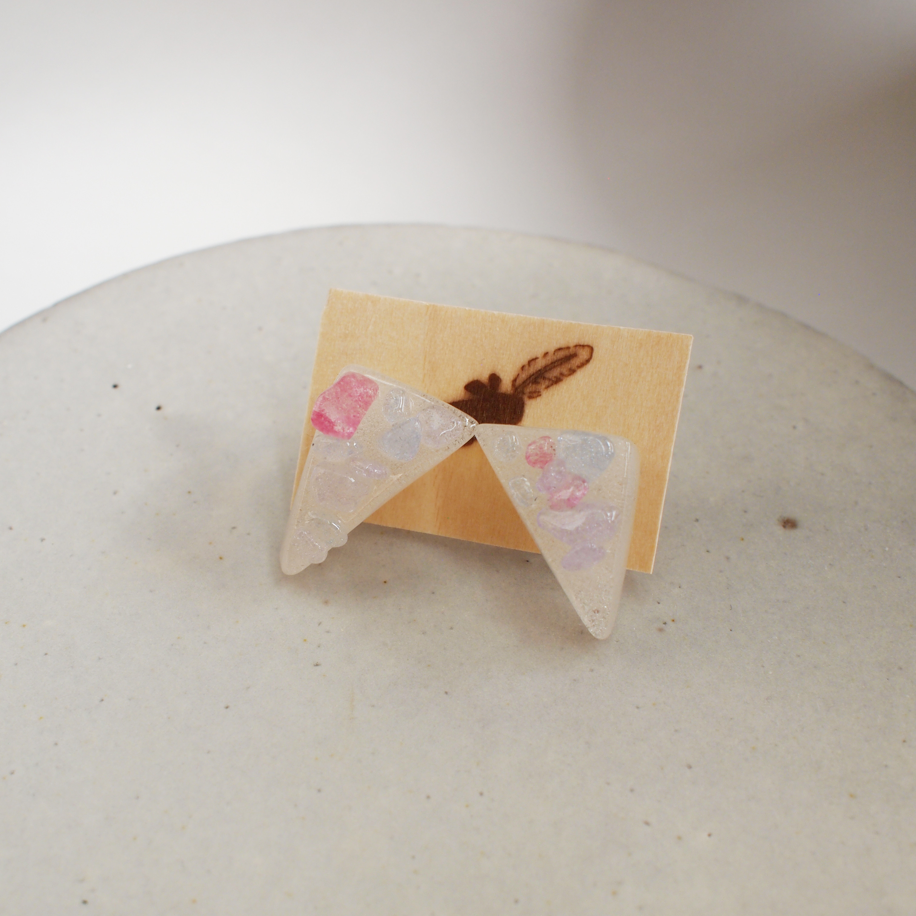 【plume et pas】水無月のピアス