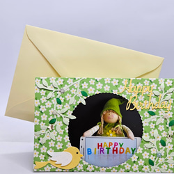 お誕生日に♪】写真を差し込むだけ♪そのまま立てて飾れるフォト