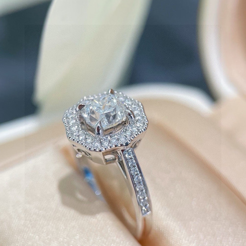 GIA鑑定書付き 1.01ct 天然ダイヤモンド 指輪 リング ラディアン