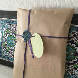 【技術と刺繍のアート作品】クッションカバー・クリーンハーヴィー 8枚目の画像