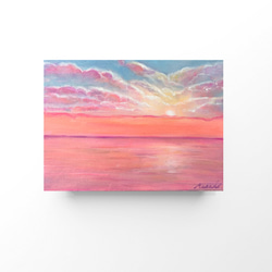 油絵 絵画 【海のお花畑】 油絵 絵画 【海の紫陽花畑】 | Pay ID
