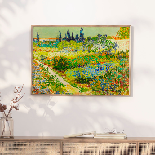 ゴッホ 花畑 アートポスター インテリア 絵画 風景画 アンティーク 緑