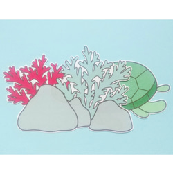 海の生き物　パネルシアター　サイズ変更可　海　保育教材　隠れん坊　クイズ 海の日　夏　8月　7月　知育玩具　手作り玩具 6枚目の画像
