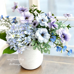 アーティフィシャルフラワー 造花 フラワーギフト 籐バスケット かご