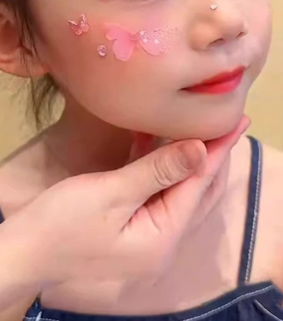 蝶々シール 5枚入り 貼るだけ 蝶 バタフライ 女の子 入園 入学 キッズ デザインシール 2枚目の画像