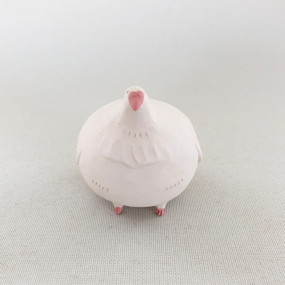 [受注制作]伝書鳩（素焼きのハト　置物） 6枚目の画像