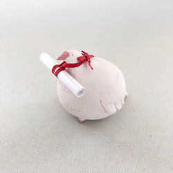 [受注制作]伝書鳩（素焼きのハト　置物） 11枚目の画像